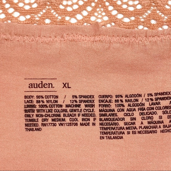 Auden Set of 3 NWT Variety Panties Hipster Lace Thong Striped Bikini - Picture 6 of 10